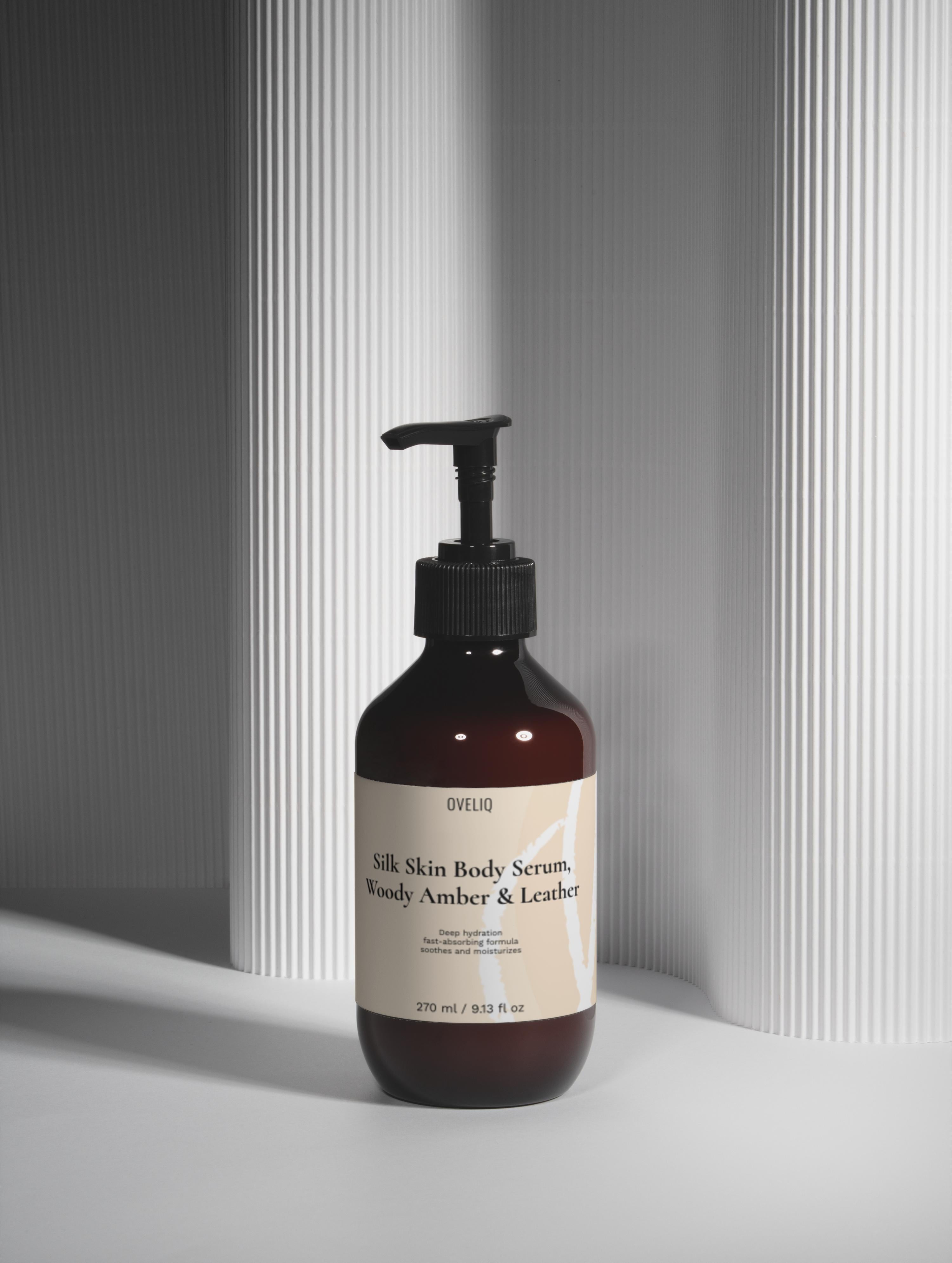 Silk Skin Body Serum, Woody Amber & Leather