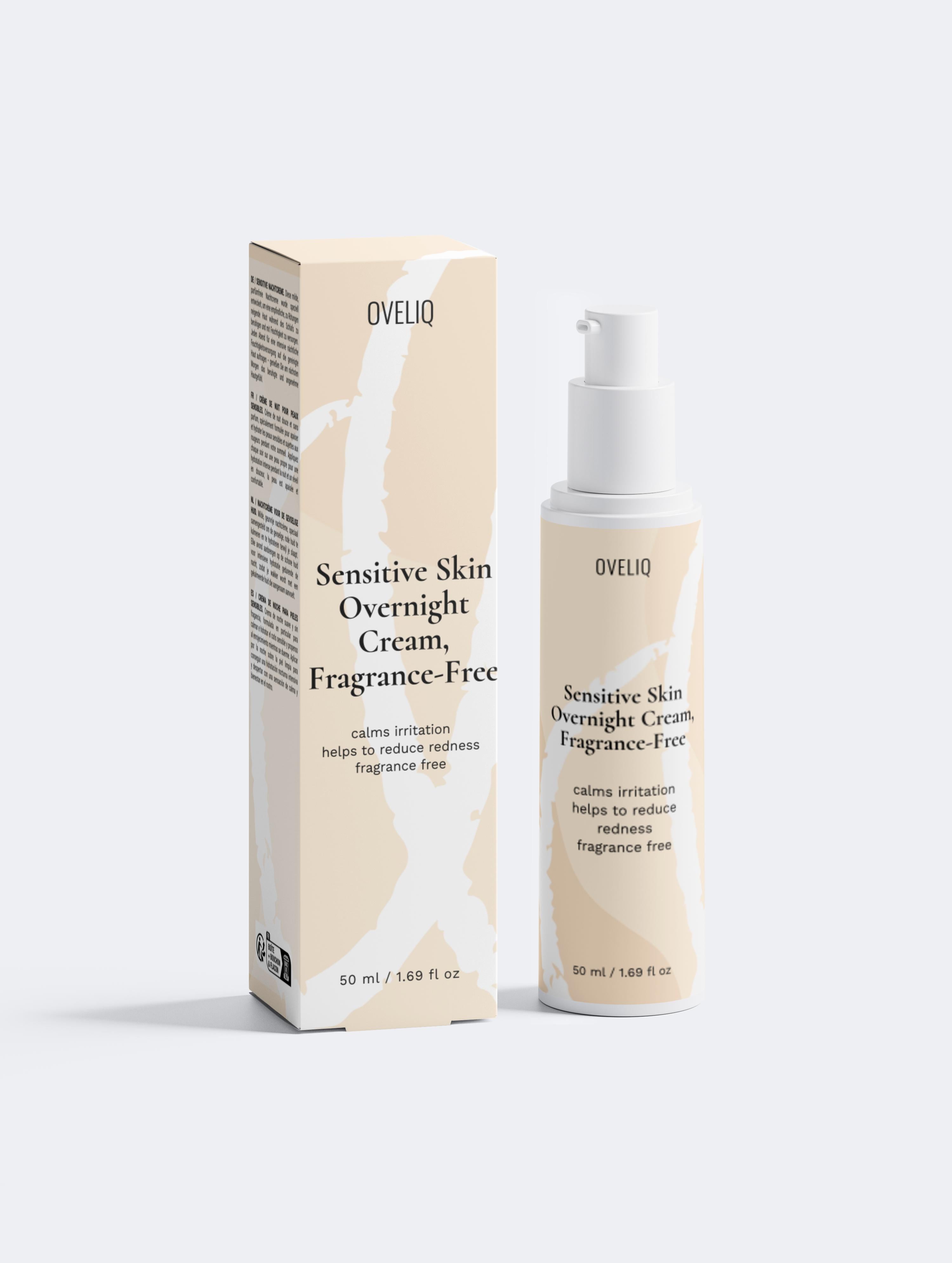 Sensitive Skin Overnight Cream, Fragrance-Free